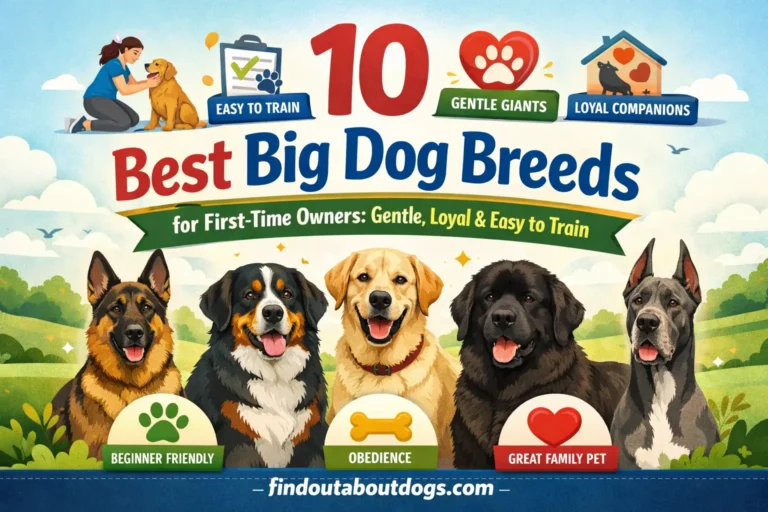 10 Best Big Dog Breeds for First-Time Owners Gentle, Loyal & Easy to Train