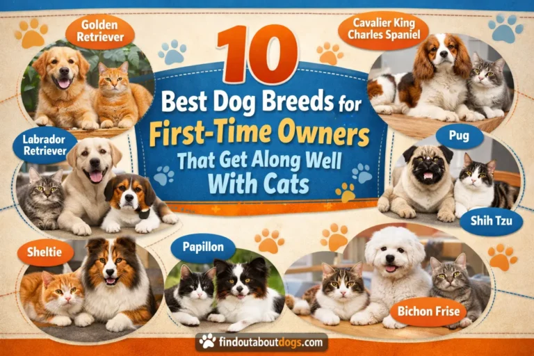 10 Best Dog Breeds for First-Time Owners That Get Along Well With Cats