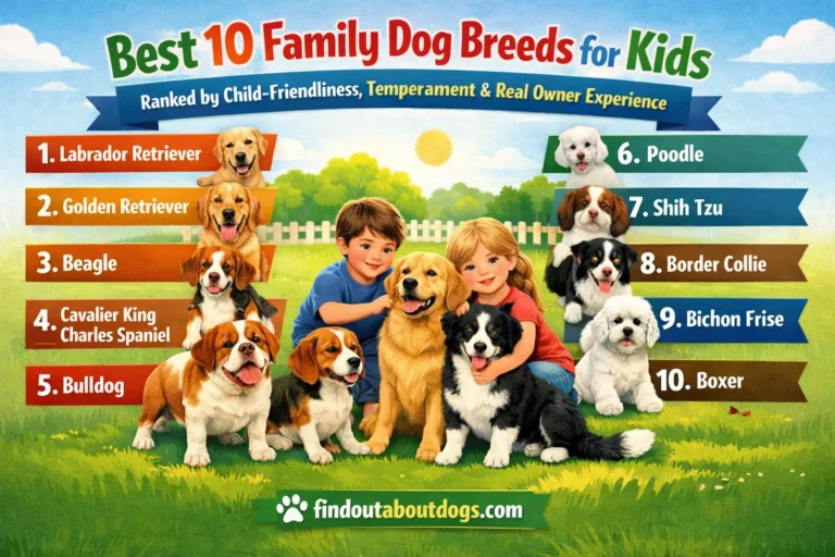 Best 10 Family Dog Breeds for Kids — Ranked by Child-Friendliness, Temperament & Real Owner Experience
