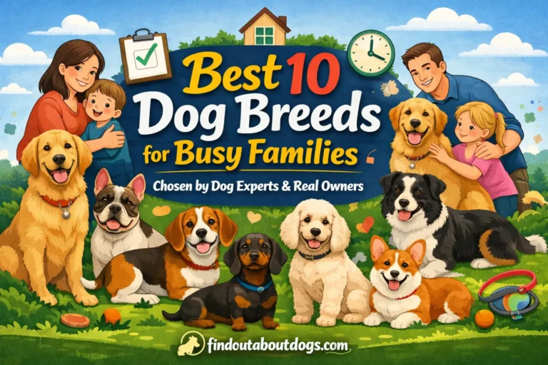 Best 10 Dog Breeds for Busy Families — Chosen by Dog Experts & Real Owners