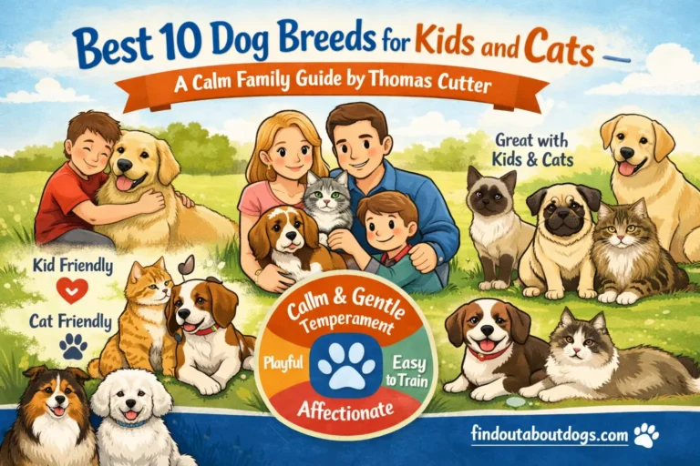 Best 10 Dog Breeds for Kids and Cats — A Calm Family Guide by Thomas Cutter