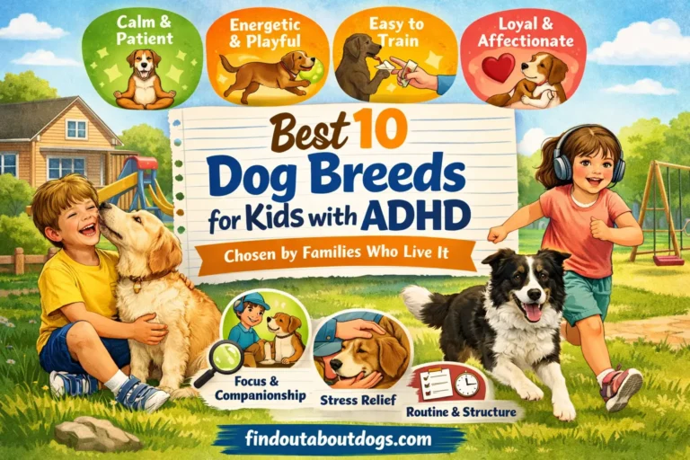 Best 10 Dog Breeds for Kids with ADHD — Chosen by Families Who Live It