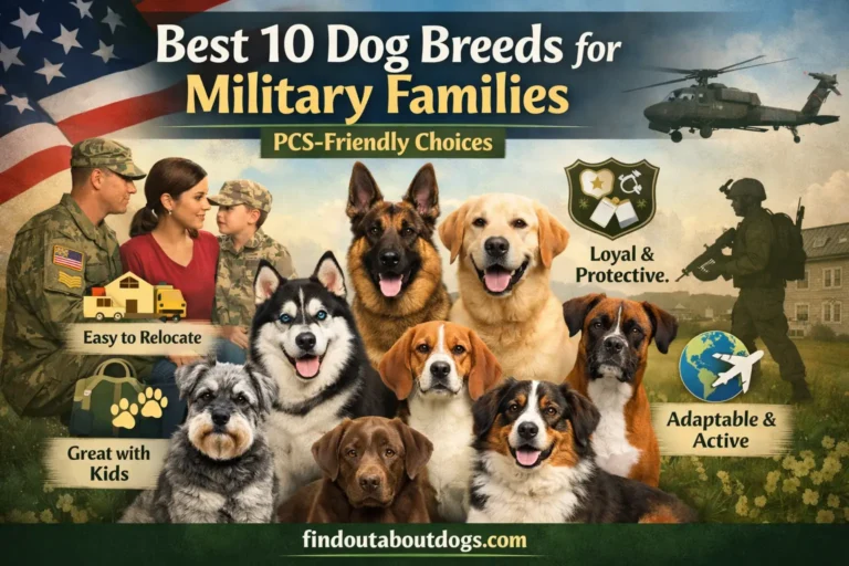 Best 10 Dog Breeds for Military Families — PCS-Friendly Choices