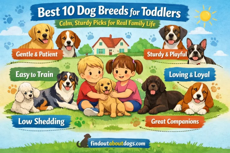Best 10 Dog Breeds for Toddlers — Calm, Sturdy Picks for Real Family Life