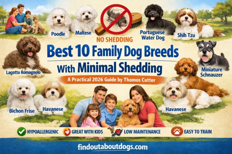 Best 10 Family Dog Breeds With Minimal Shedding — A Practical 2026 Guide by Thomas Cutter
