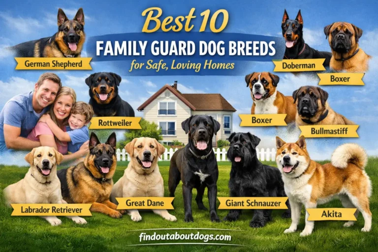 Best 10 Family Guard Dog Breeds for Safe, Loving Homes