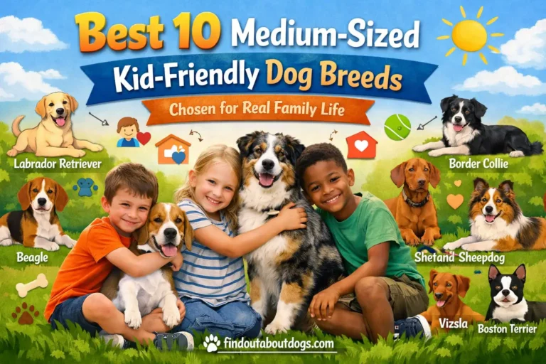 Best 10 Medium-Sized Kid-Friendly Dog Breeds — Chosen for Real Family Life