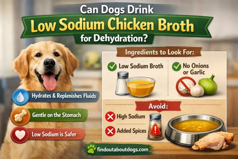 Can Dogs Drink Low Sodium Chicken Broth for Dehydration