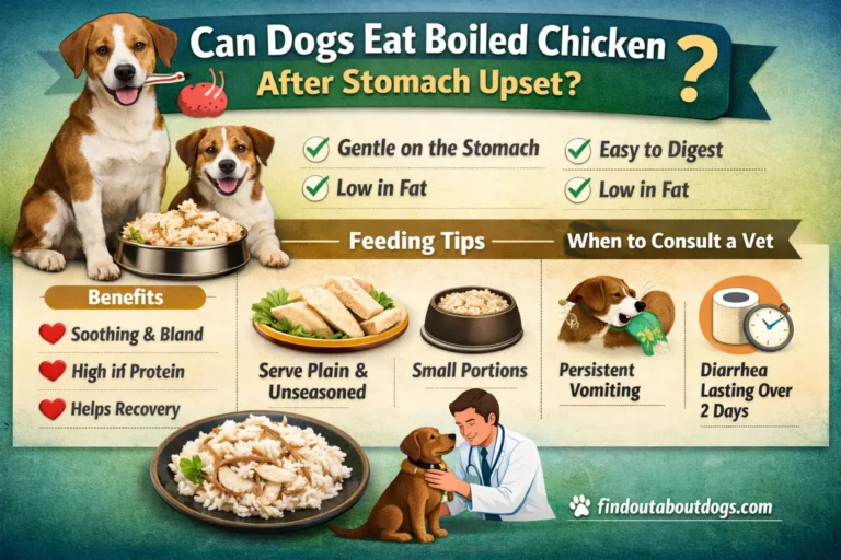Can Dogs Eat Boiled Chicken After Stomach Upset
