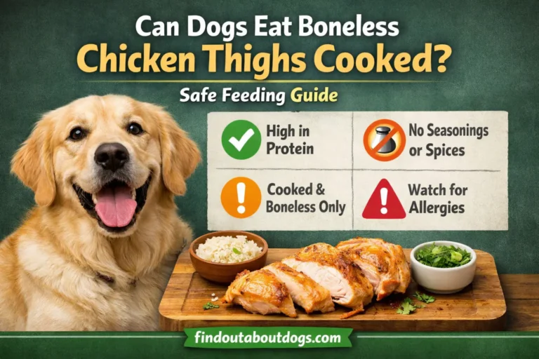 Can Dogs Eat Boneless Chicken Thighs Cooked Safe Feeding Guide