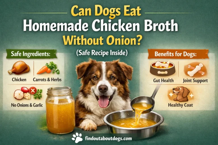 Can Dogs Eat Homemade Chicken Broth Without Onion (Safe Recipe Inside)