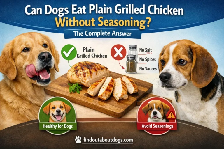 Can Dogs Eat Plain Grilled Chicken Without Seasoning
