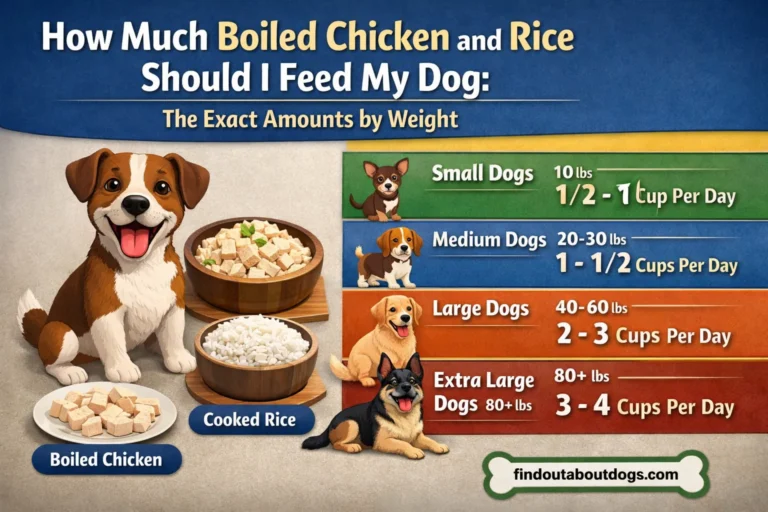 How Much Boiled Chicken and Rice Should I Feed My Dog The Exact Amounts by Weight