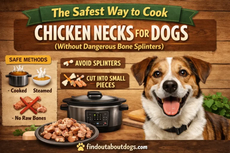 The Safest Way to Cook Chicken Necks for Dogs