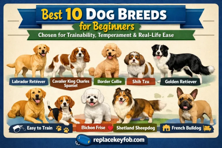 best beginner‑friendly dog breeds chosen for trainability,