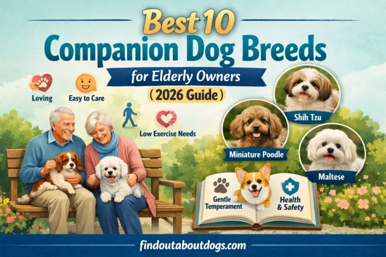 Best 10 Companion Dog Breeds for Elderly Owners
