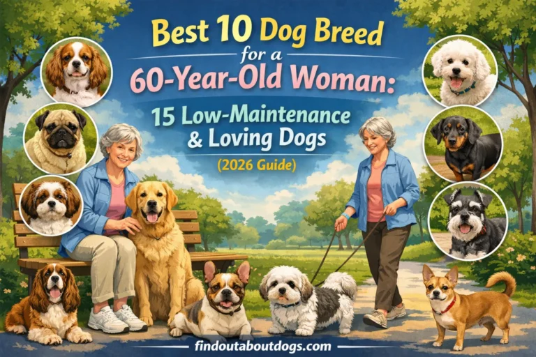Best 10 Dog Breed for a 60-Year-Old Woman