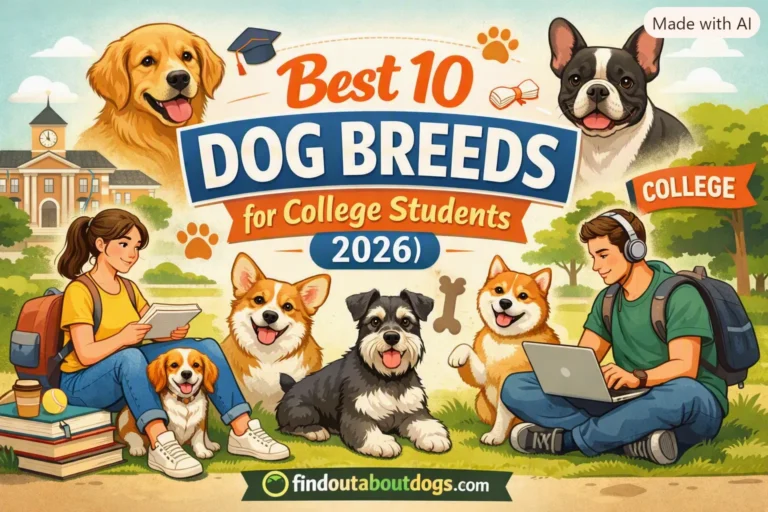 Best 10 Dog Breeds for College Students