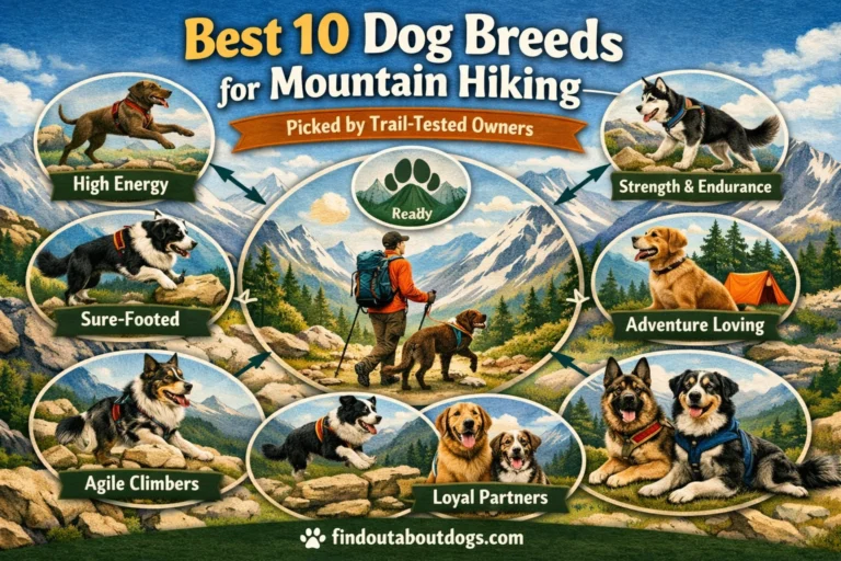 Best 10 Dog Breeds for Mountain Hiking — Picked by Trail-Tested Owners