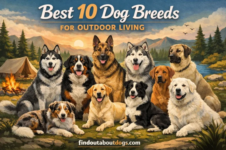 Best 10 Dog Breeds for Outdoor Living