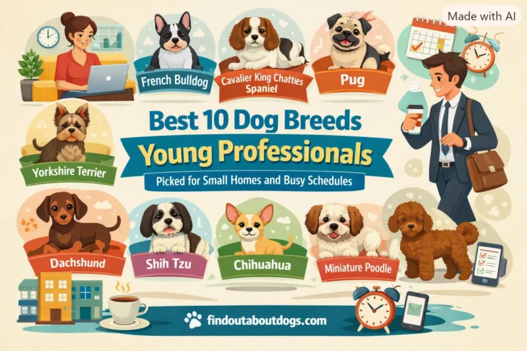 Best 10 Dog Breeds for Young Professionals