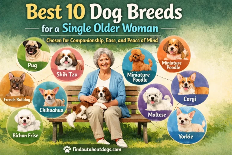 Best 10 Dog Breeds for a Single Older Woman