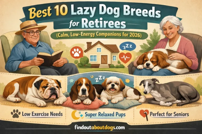 Best 10 Lazy Dog Breeds for Retirees