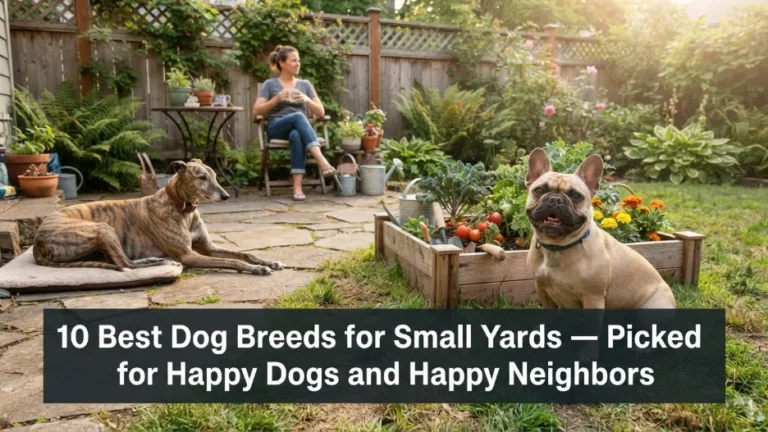 Best Dog Breeds for Small Yards