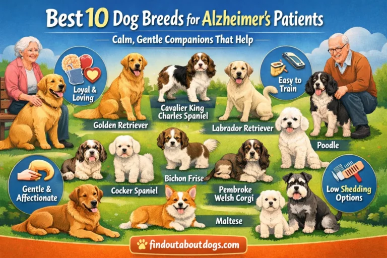 Best10 Dog Breeds for Alzheimer's Patients
