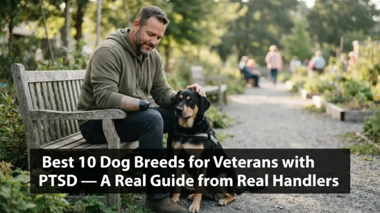 Veteran and service dog partnership for PTSD support