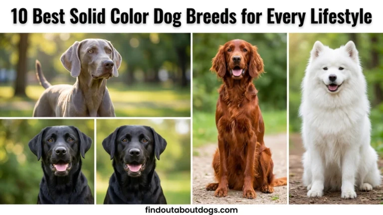 10 Best Solid Color Dog Breeds for Every Lifestyle