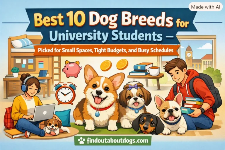 Best 10 Dog Breeds for University Students