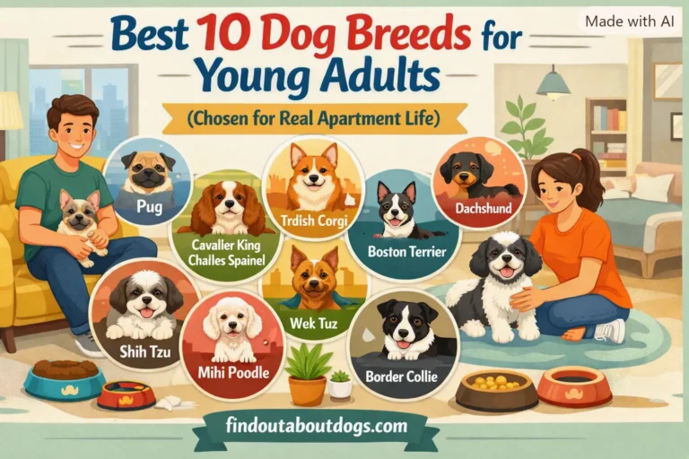 Best 10 Dog Breeds for Young Adults