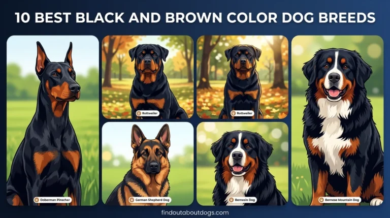 Best Black and Brown Color Dog Breeds