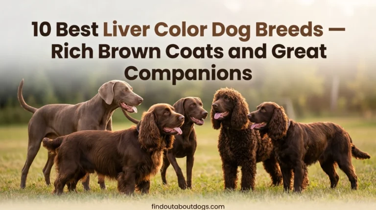 Best Liver Color Dog Breeds