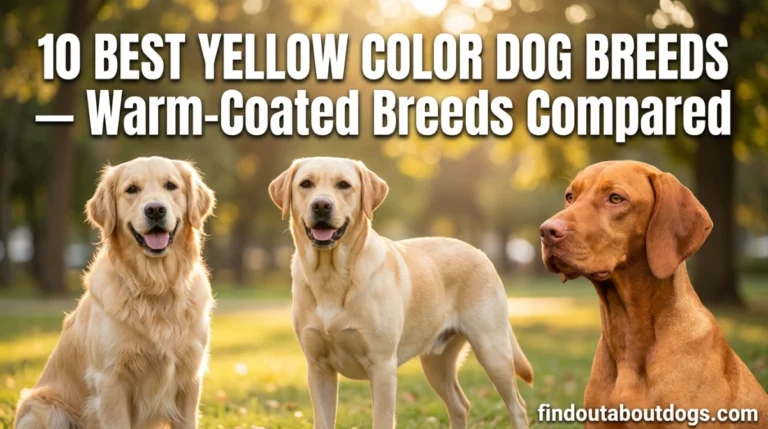 Best Yellow Color Dog Breeds