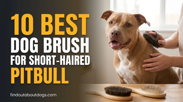 10 Best Dog Brush for Short-Haired Pitbull