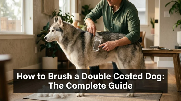 How to Brush a Double Coated Dog