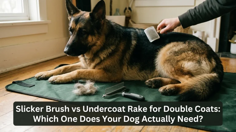 Slicker Brush vs Undercoat Rake for Double Coats